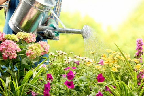 Eco-friendly garden practices in Wembley with composting and water conservation